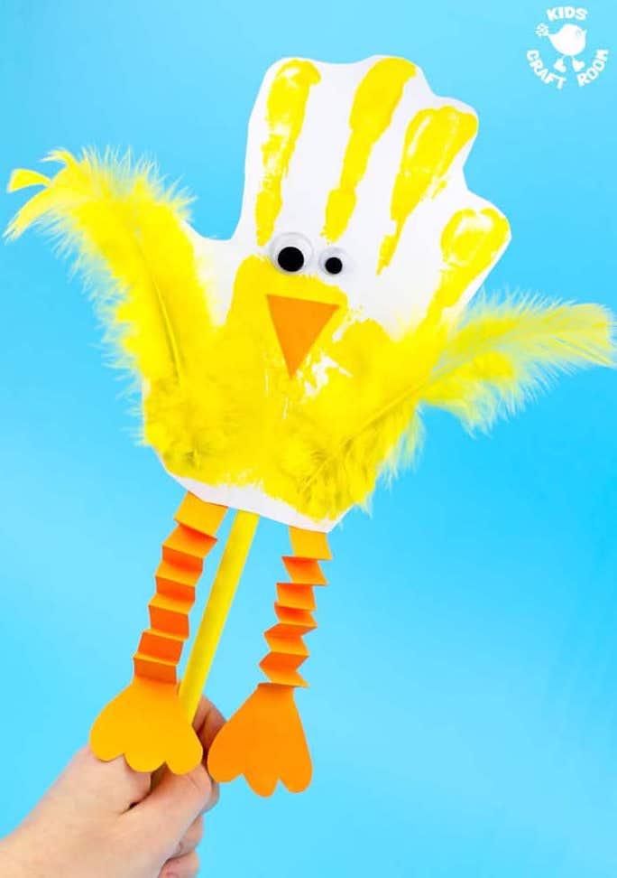 Feathery Friend Baby Chick Craft