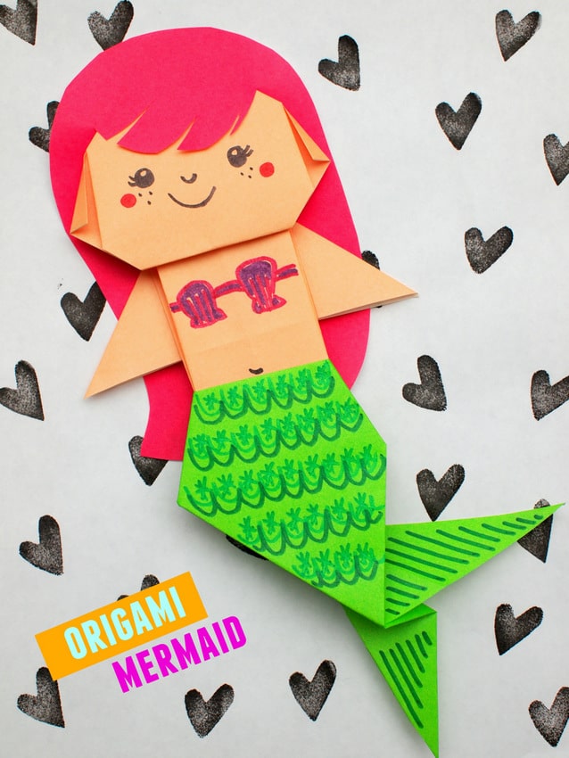 Origami Mermaid Craft