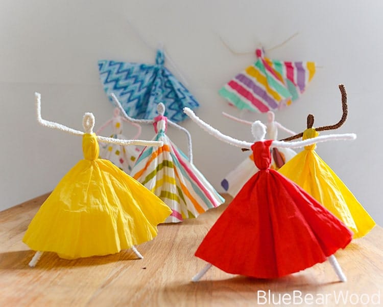 Ballerina Pipe Cleaner Craft