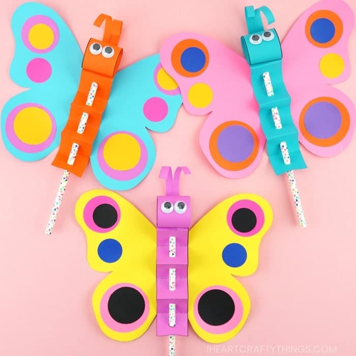 Fine Motor Skills Butterfly Craft