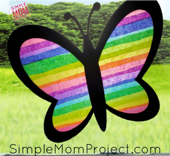 Free Butterfly Suncatcher Template