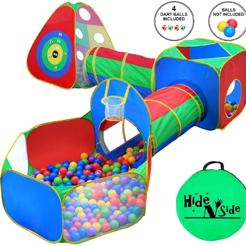 Hide N Side – 5pc Kids Ball Pit With Tunnels