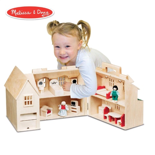 Melissa & Doug Fold & Go Dollhouse