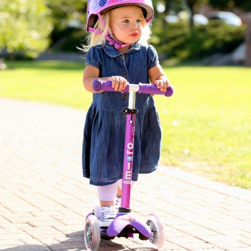 Micro Kickboard - Mini Deluxe 3 Wheeled Lean-to-Steer Scooter