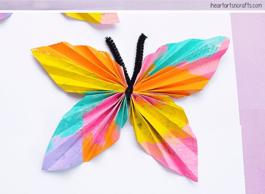 Upcycled Butterfly Craft
