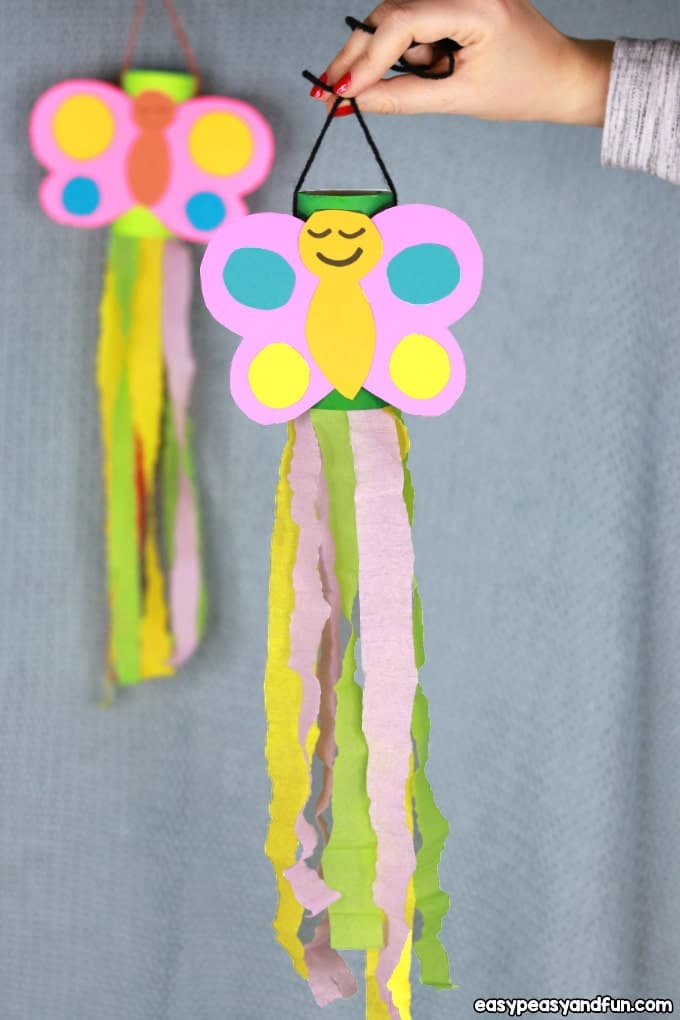 Windsock Butterfly Craft