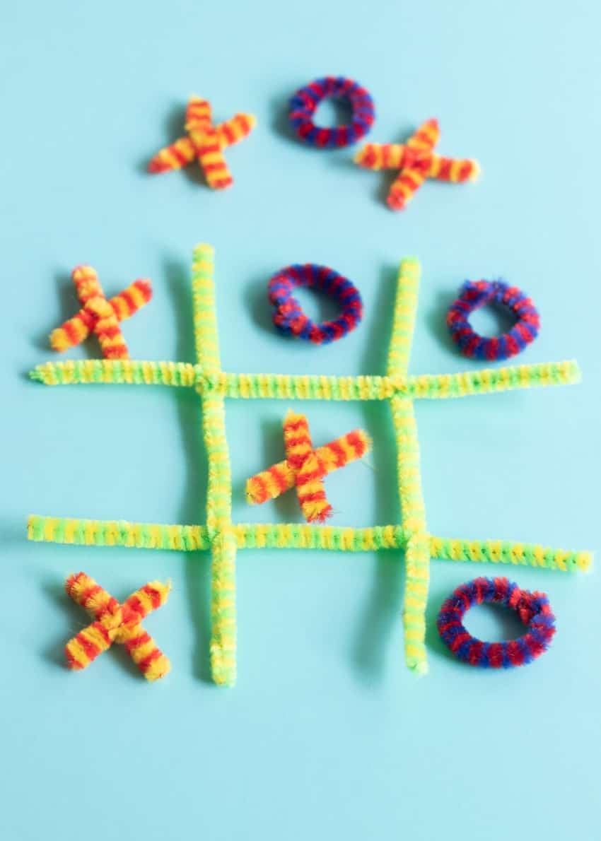 Xs and Os Pipe Cleaner Craft