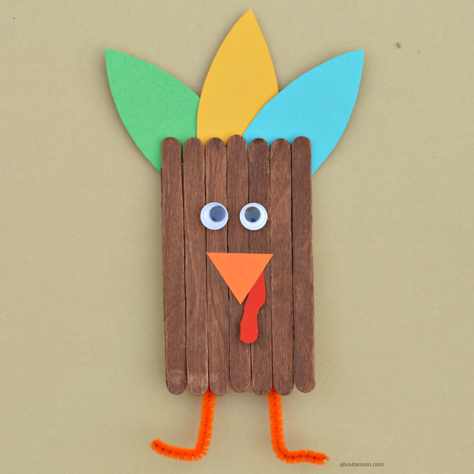 Popsicle Stick Thanksgiving Craft