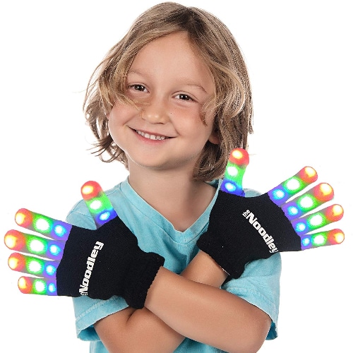 Flashing LED Light Gloves 