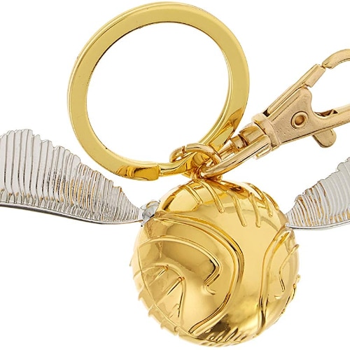 Gold Snitch Pewter Keyring