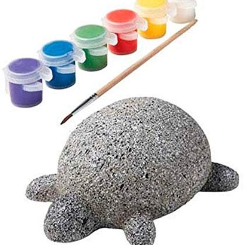 Paintable Pet Turtle Rock
