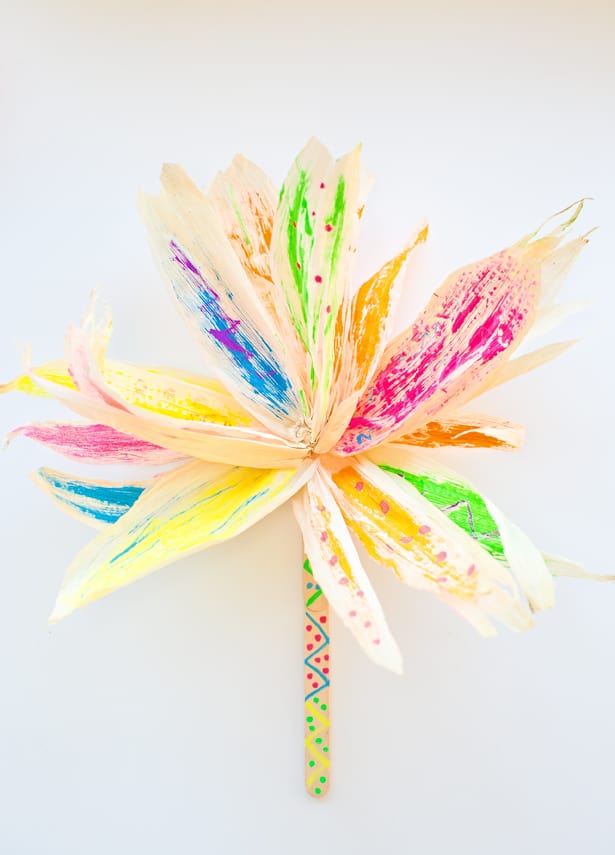 Painted Flower Thanksgiving Craft