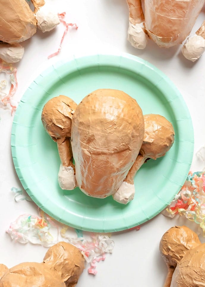 Paper-maché Turkey Piñata