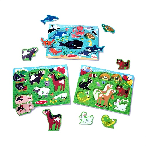 Farm Animal Peg Puzzle