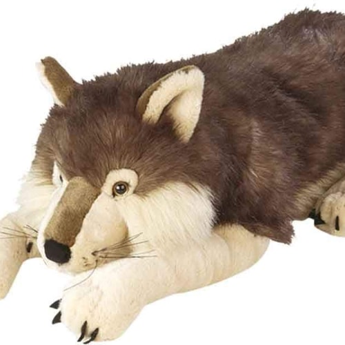 Jumbo Wolf Plush