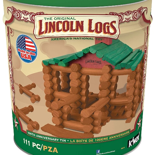 Lincoln Logs 100th Anniversary Tin