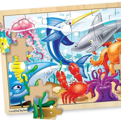 Under The Sea Wooden Jigsaw 