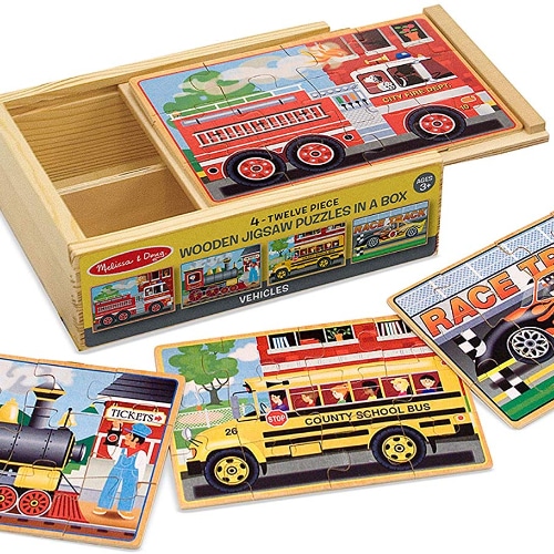 Vehicles Jigsaw Box Set