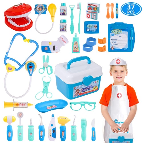 37-Piece Toy Doctor Kit 