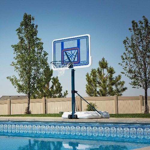Poolside Basketball System 