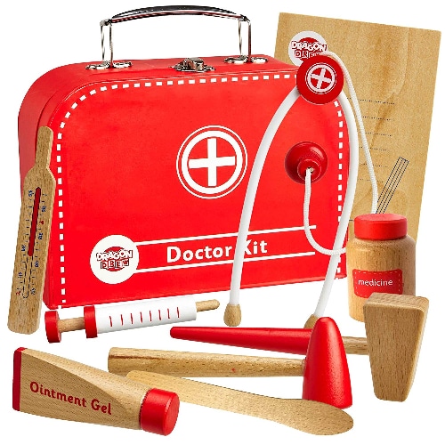 Wooden Doctor Kit For Kids