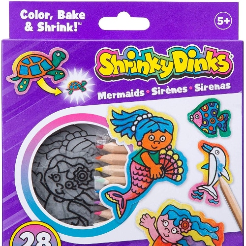 Mermaid Shrinky Dinks