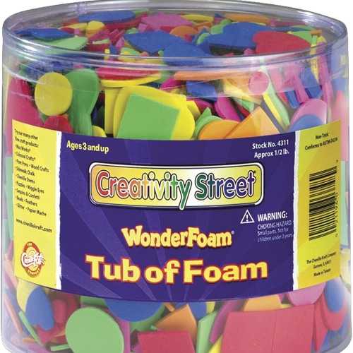 Tub of Foam Shapes
