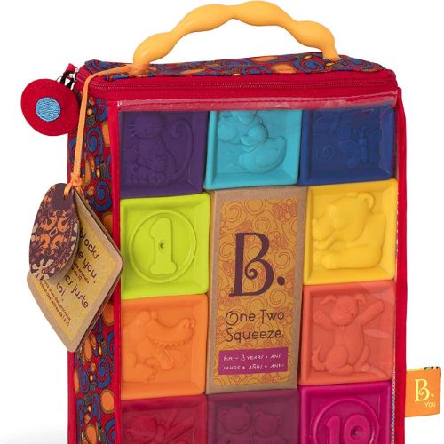 B. One Two Squeeze Baby Blocks