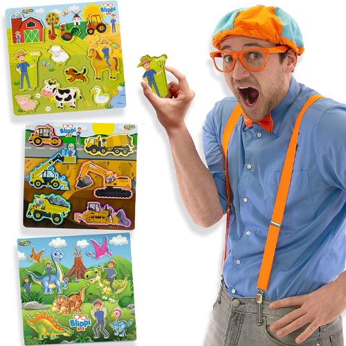Blippi 3-in-1 Chunky Puzzle Set