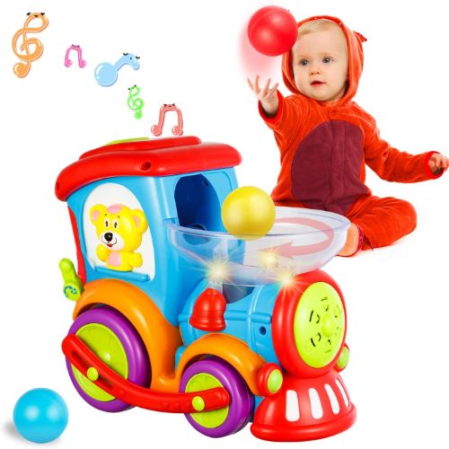 HISTOYE Drop and Go Toy Train
