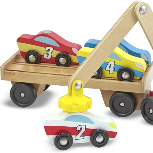 Melissa & Doug Magnetic Car Loader