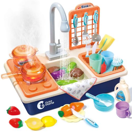 CUTE STONE Pretend Play Kitchen