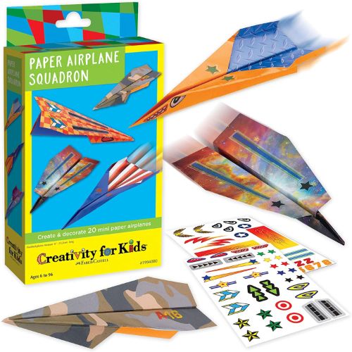 Creativity for Kids Paper Airplane Squadron