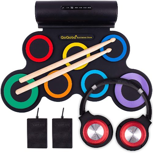QoQoba Electronic Drum Set for Kids