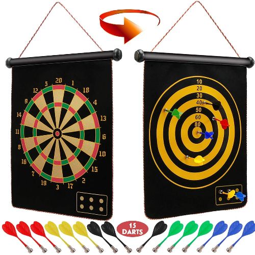 Ranslen Magnetic Dart Board for Kids and Adults