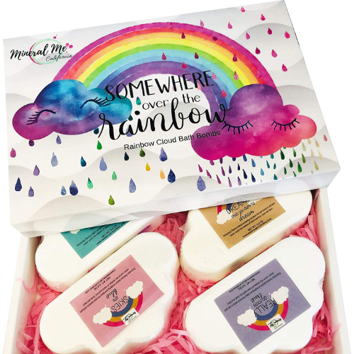 Rainbow Cloud Bath Bombs