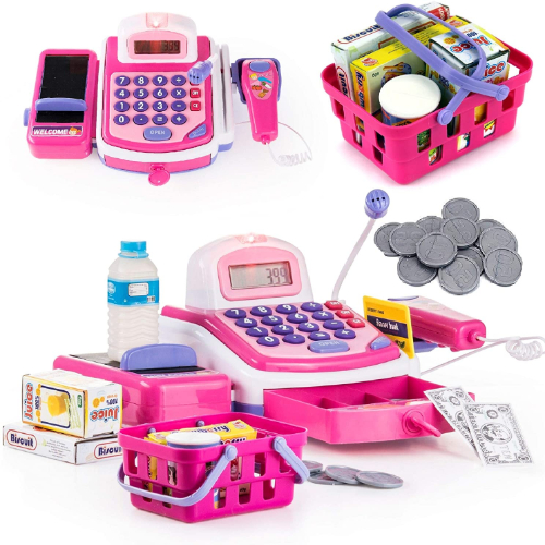 Pretend Store And Cash Register Playset