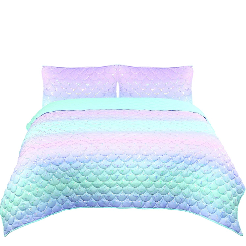 Mermaid Iridescent Quilt