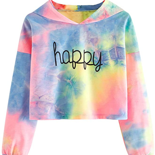 Whimsical Cropped Hoodie