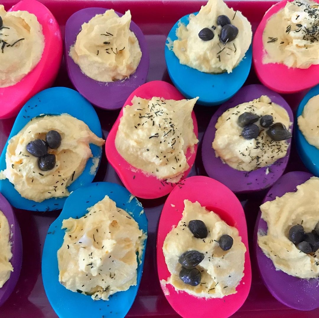 Colorful Deviled Eggs