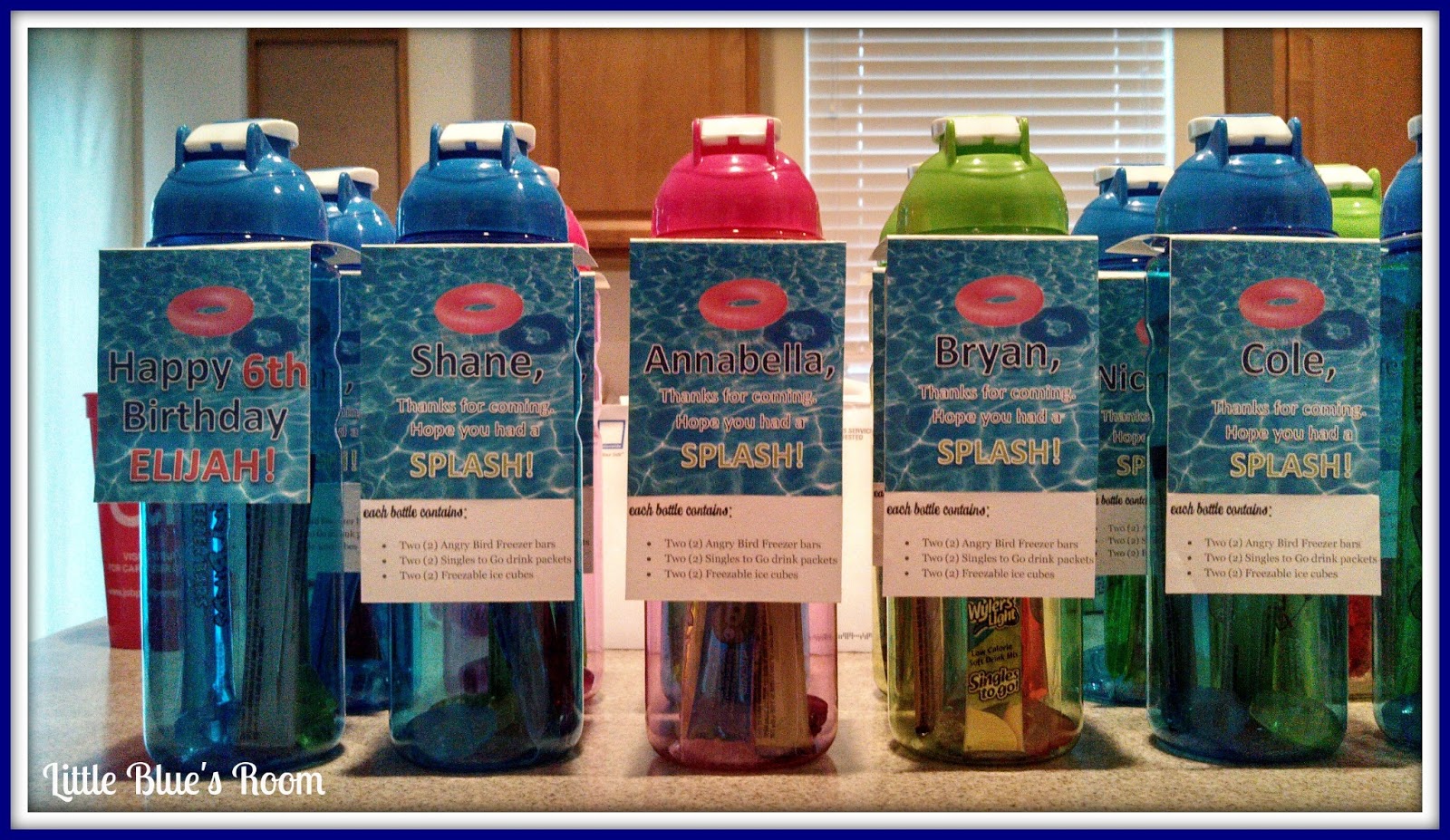 Surprise-Filled Water Bottles