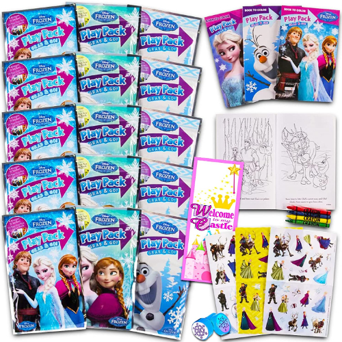Frozen Coloring Book And Sticker Packs