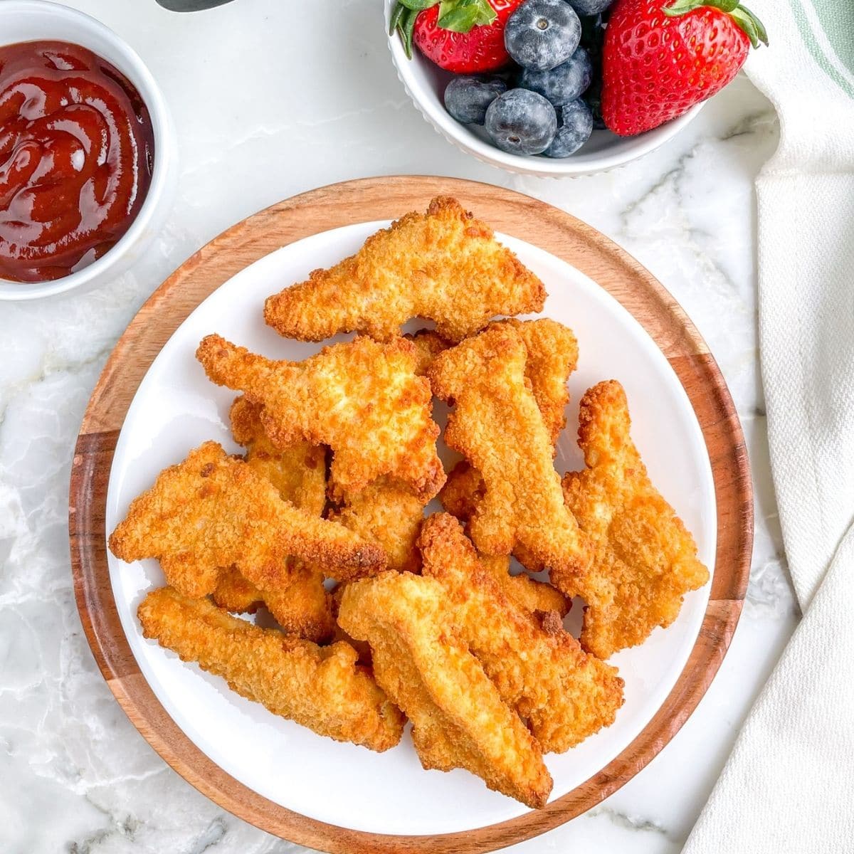 Dinosaur Chicken Nuggets