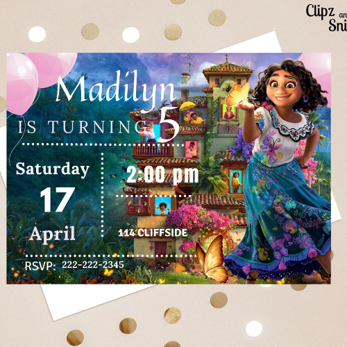 Encanto Birthday Invitations