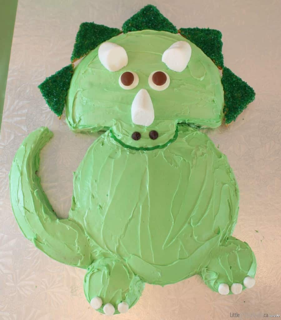 Easy Triceratops Cake