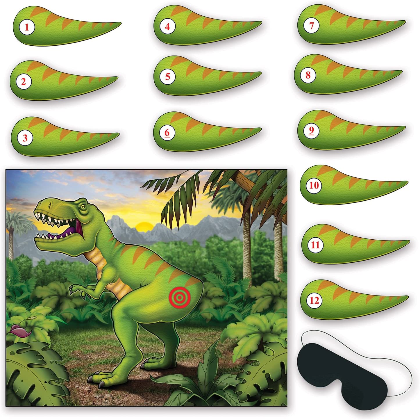 Pin The Tail On The Dinosaur