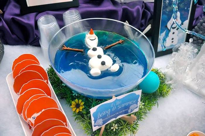 Olaf Floating In Jello
