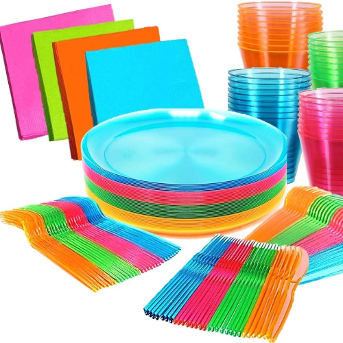 Colorful Encanto Plates, Napkins, And Cups
