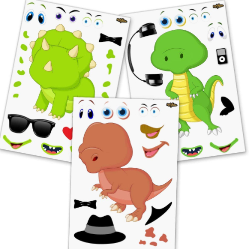 Create-A-Dinosaur Stickers