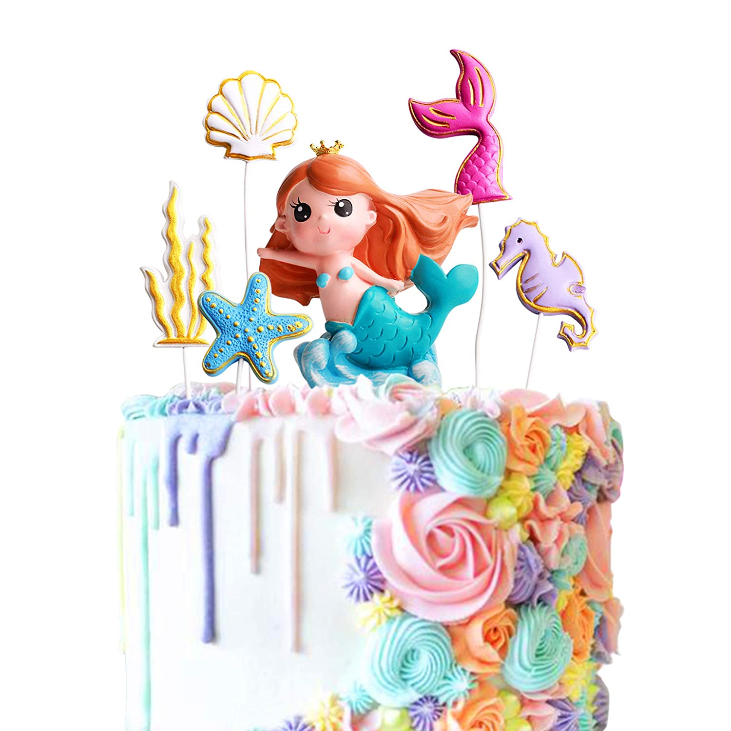 Mermaid Cake Toppers